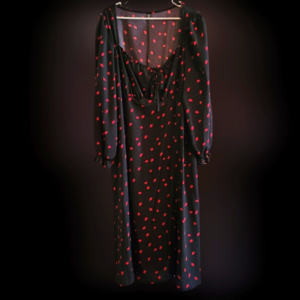 Mesh Strawberry Dress plus size